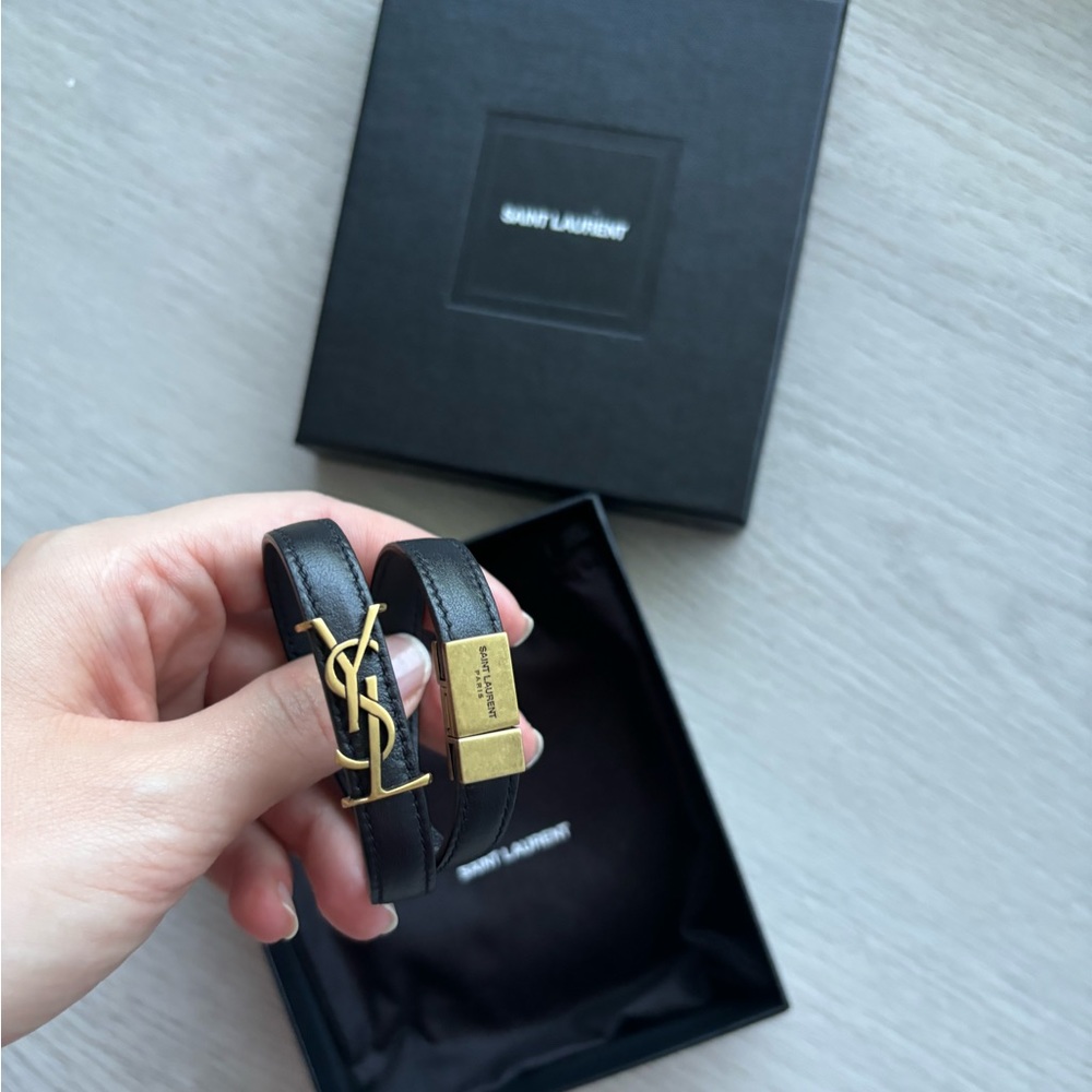 Saint Laurent Wrap Bracelet - Picture 2 of 8